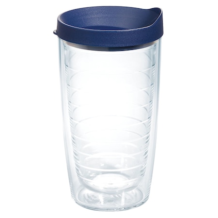 Tervis Tumbler 16 oz Blue/Clear BPA Free Insulated Tumbler 1310655